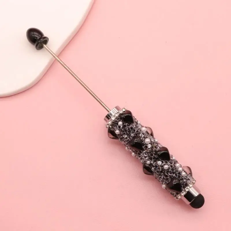 Creative Bead Ballpoint Pen Capacitive Touch Writing Multifunctional Ballpoint Pens Office Study Supplies Touch Screen Pen Gift
