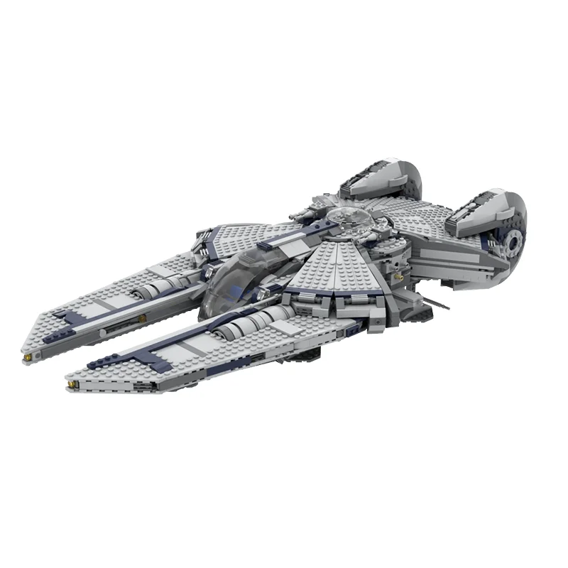 

2259pcs MOC New Product Popular Movie (Star Battle) YT-985 Freighter Space Fighter Model DiyToys Birthday Gift