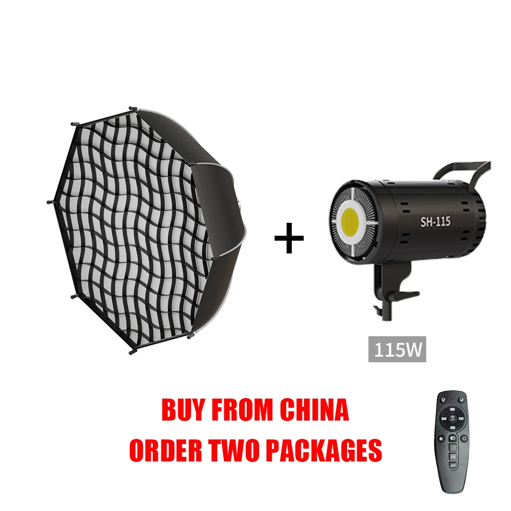 135W Fotografie LED COB Videolamp Daglichtgebalanceerde zonnelamp voor portretflits Studio-accessoires Youtube Live