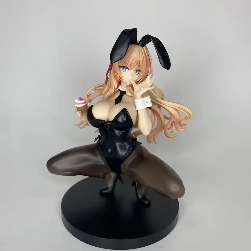 

18cm Anime Ice Cream Bunny Girl Sauce 1/6 Scale PVC Bishoujo Figure 2D Trendy Toy Desktop Ornament Boys Gift Collectible Model
