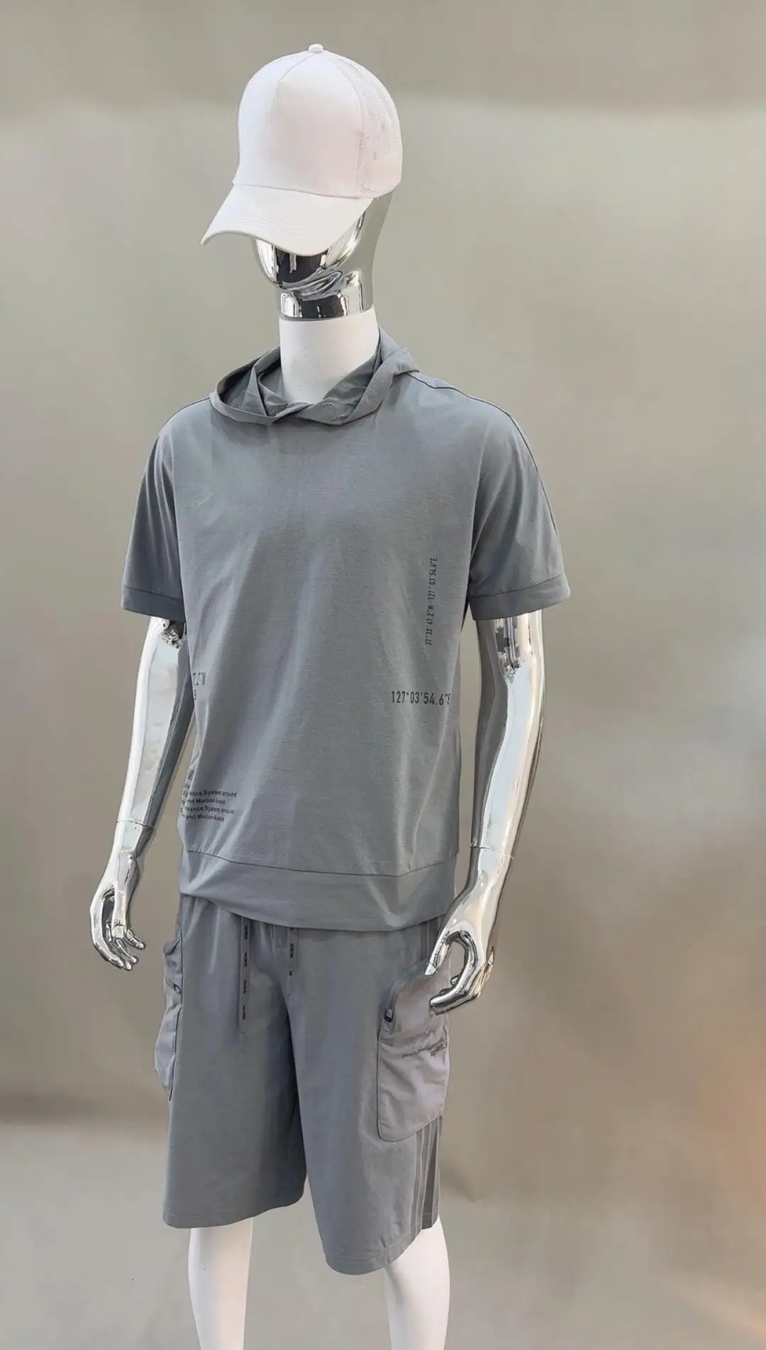 New Men's Quick-Dry Hooded Set for Golf—Versatile for Outdoor Sports and Casual Wear