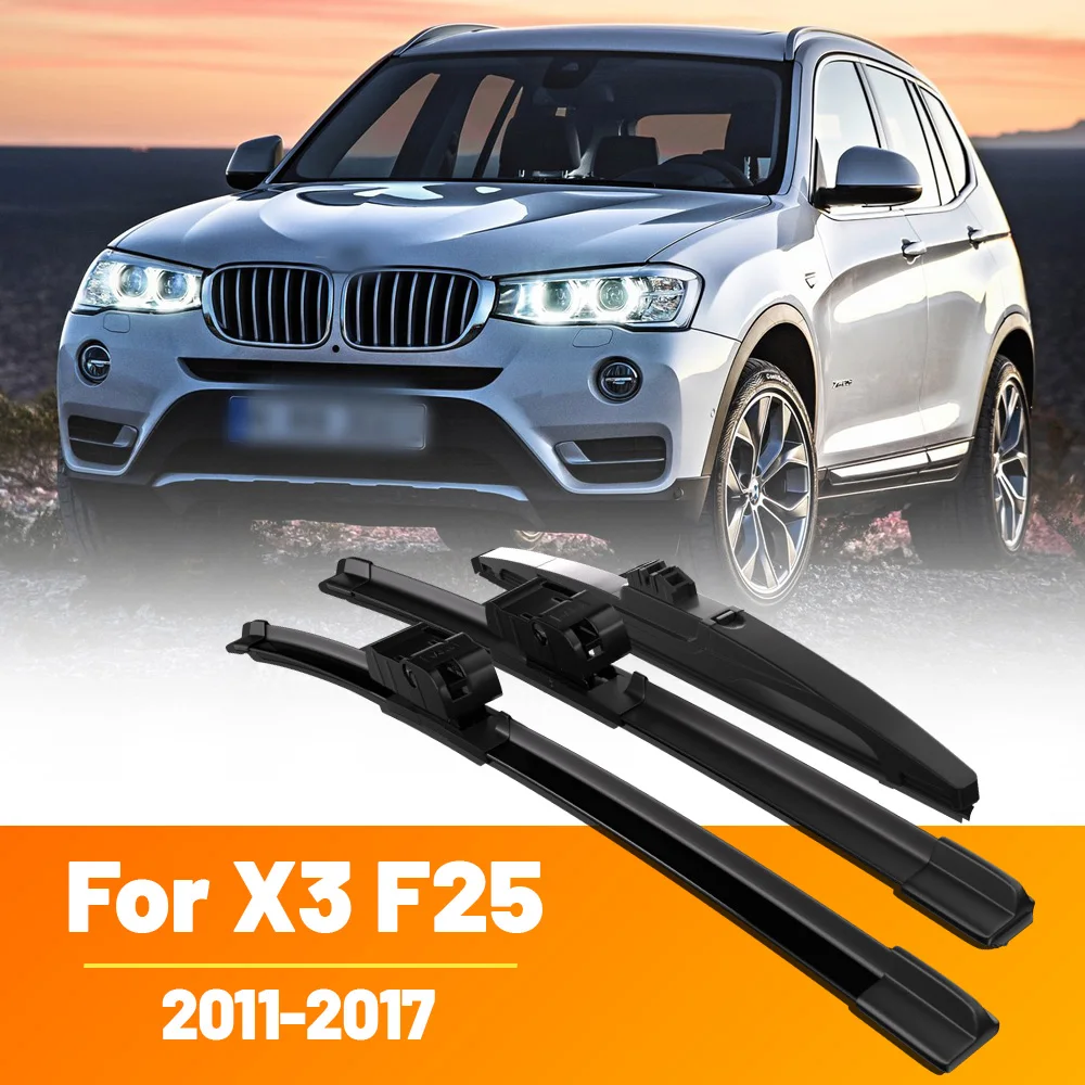 ل BMW X3 F25 2011-2017 2015 2012 2013 2014 ممسحة شفرات الممسحة الأمامية والخلفية الزجاج الأمامي نافذة فرش 26 "+ 20" + 13" #1