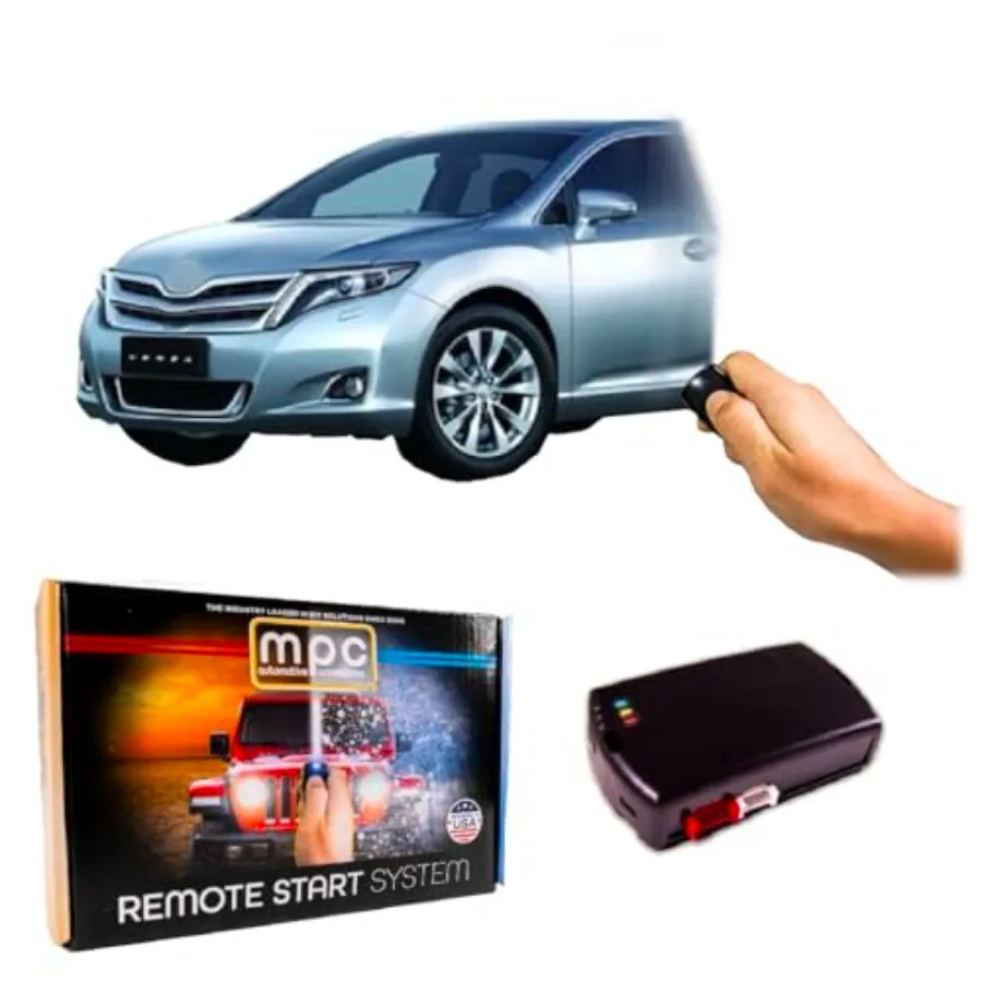 

MPC Remote Starter Compatible with 20092016 Toyota Venza for Gas Vehicles with Push to Start Feature Factory Key Fob Activated