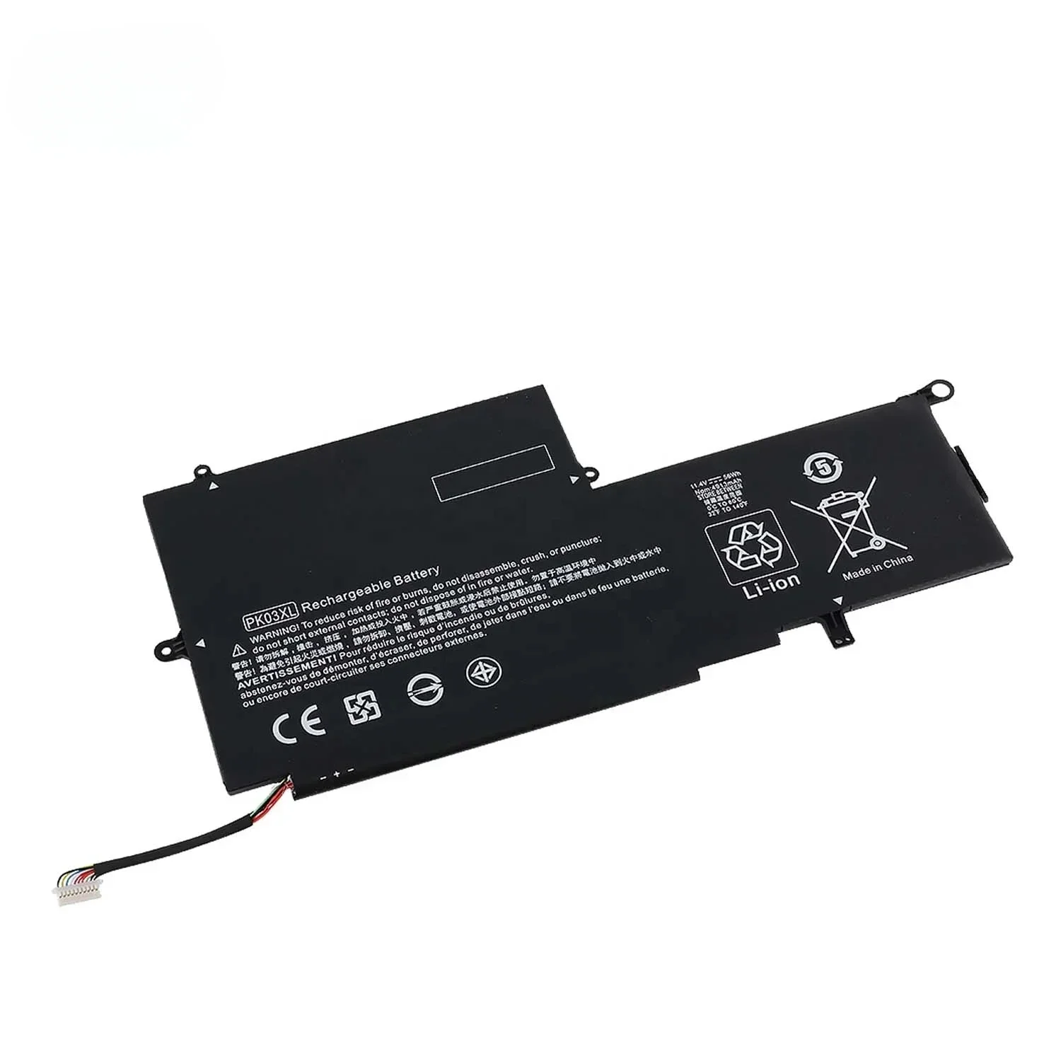 11.4v 56wh Laptop Battery PK03XL For  Spectre X360 13-4002dx 13-4003dx 13-4005dx 13-4001dx 13-4100dx 13-4101dx