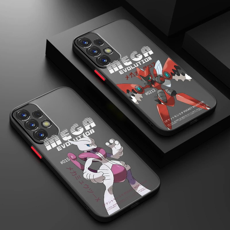 M-Megas-Pokémon شفاف بلوري لسامسونج غالاكسي ، S 24 ، S23 ، S22 ، S21 ، S20 FE ، S10 ، S9 ، S8 Plus ، Ultra Pro 5G TPU #2