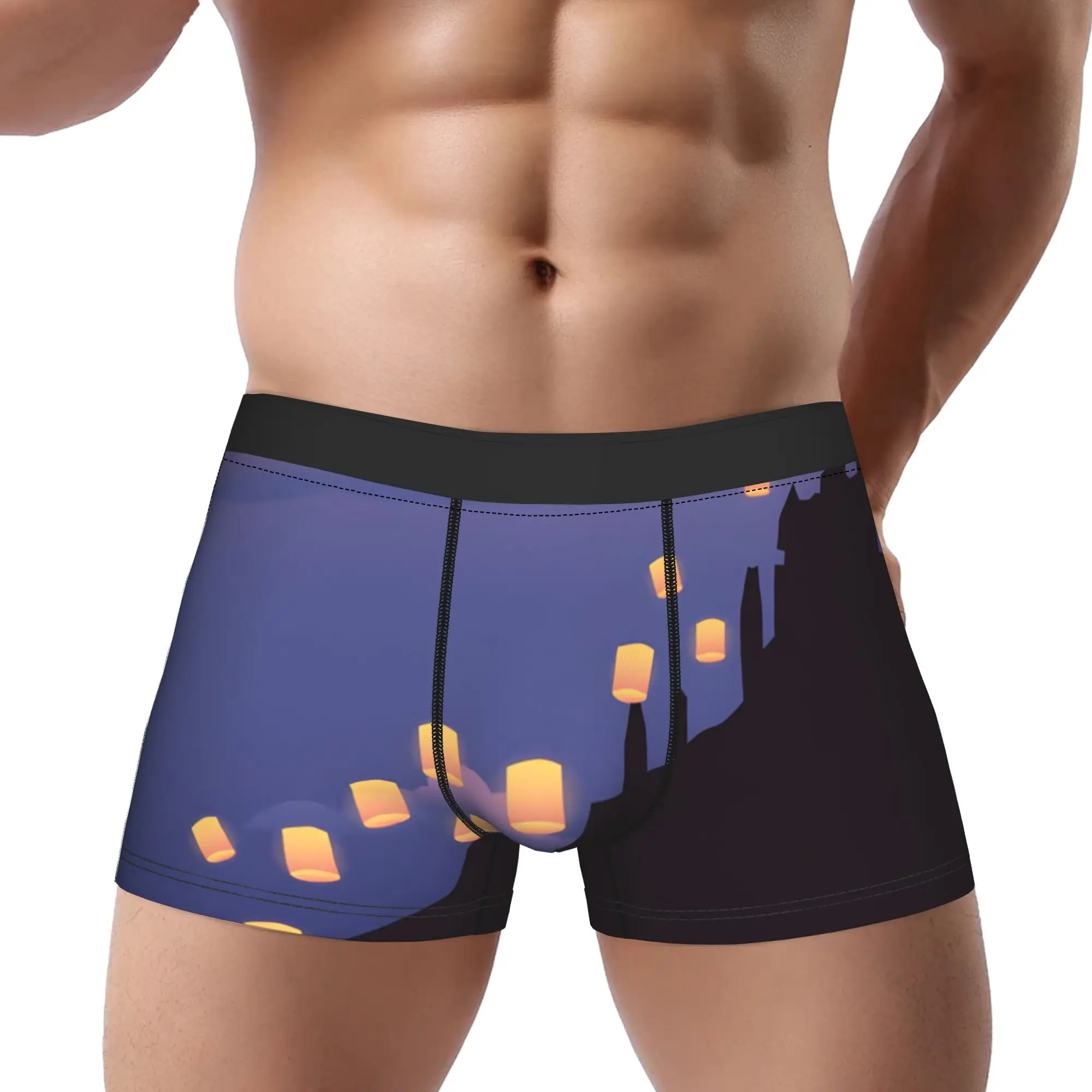 

1piece Tangled Cartoon Underpants Homme Panties Man Underwear Comfortable Shorts