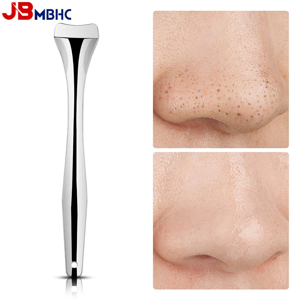黒ずみ除去マニュアルフェイススクレーパー、ディープクレンジングスキンスクラバー、フェイシャルノーズ黒ずみ除去ツール、女性と男性向け