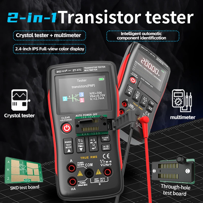 Zoyi ZT-XT1 2-In-1 …