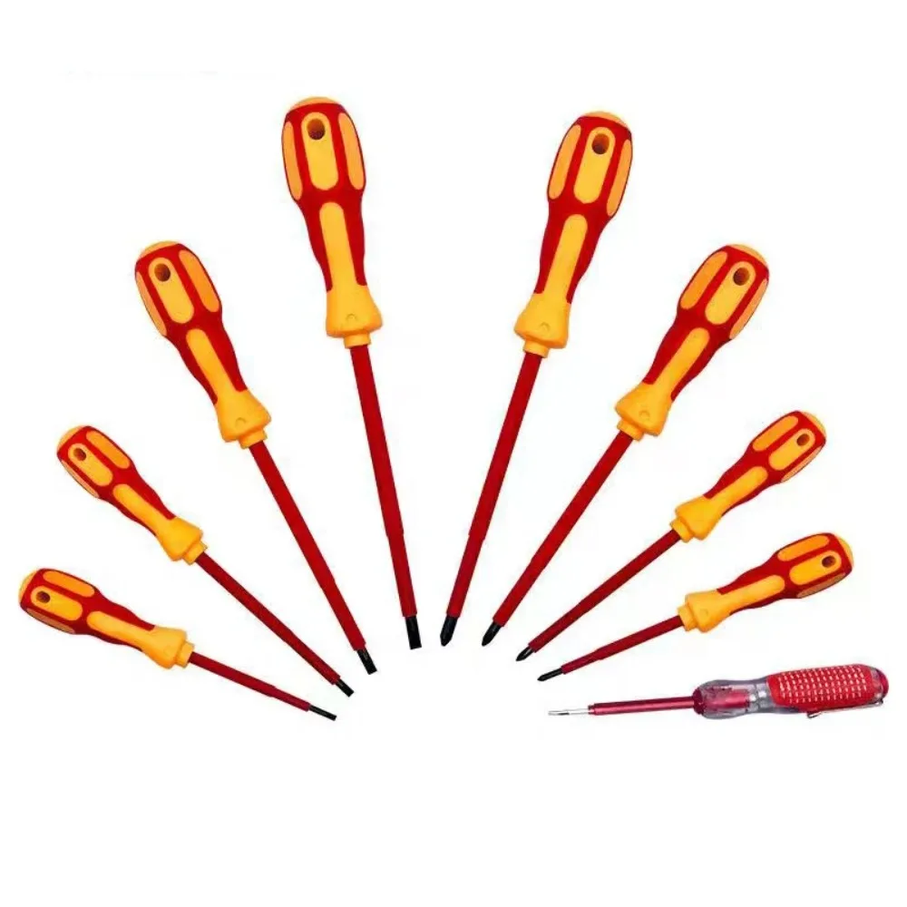 Antiskid Handle Insulated Electrician Screwdriver Dismountable Electrical Equipment Drill Bits Hand Tool Screwdriver Set