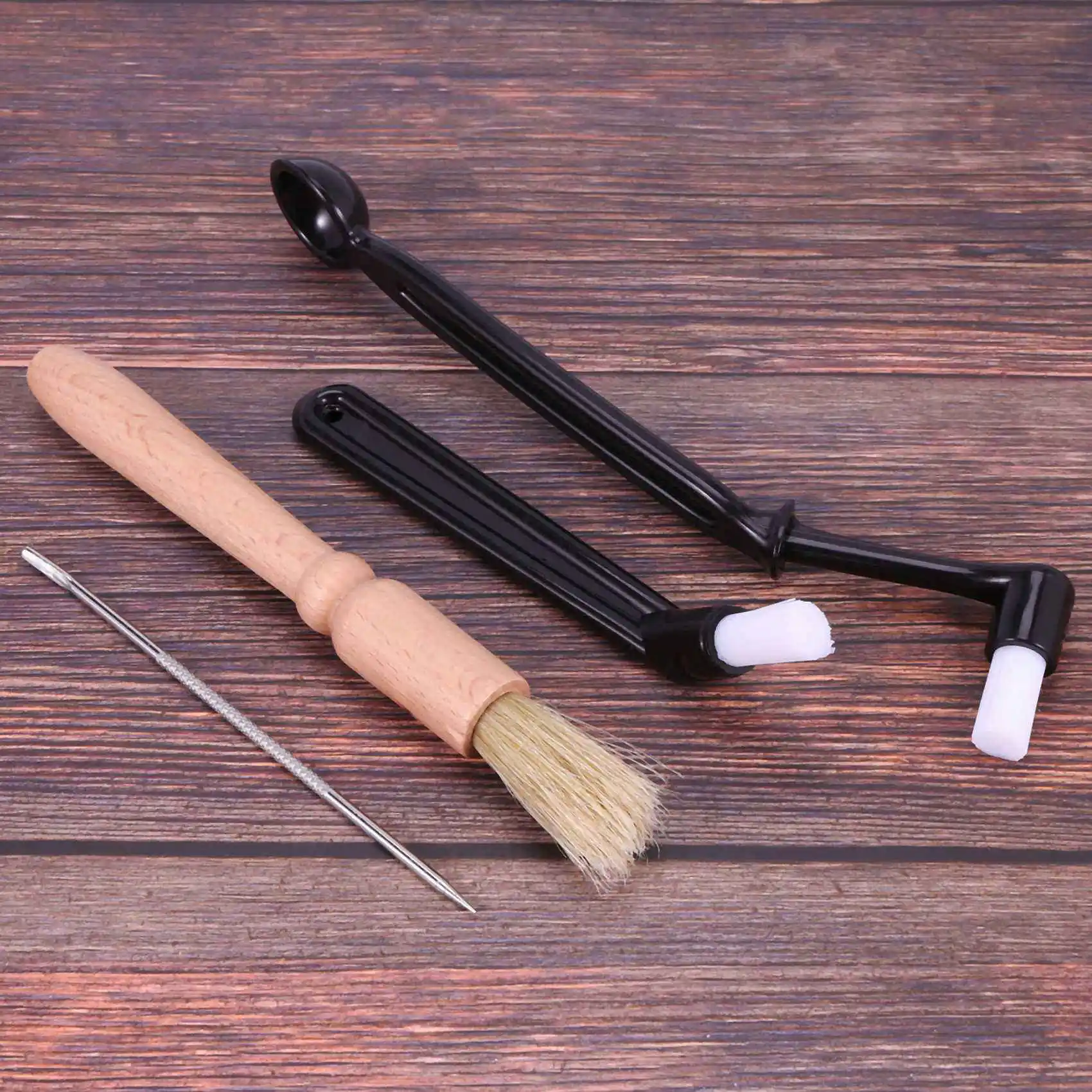 ABJI-12 Pcs Coffee Machine Cleaning Set Coffee Grinder Brush Coffee Machine Group Head Cleaning Brush