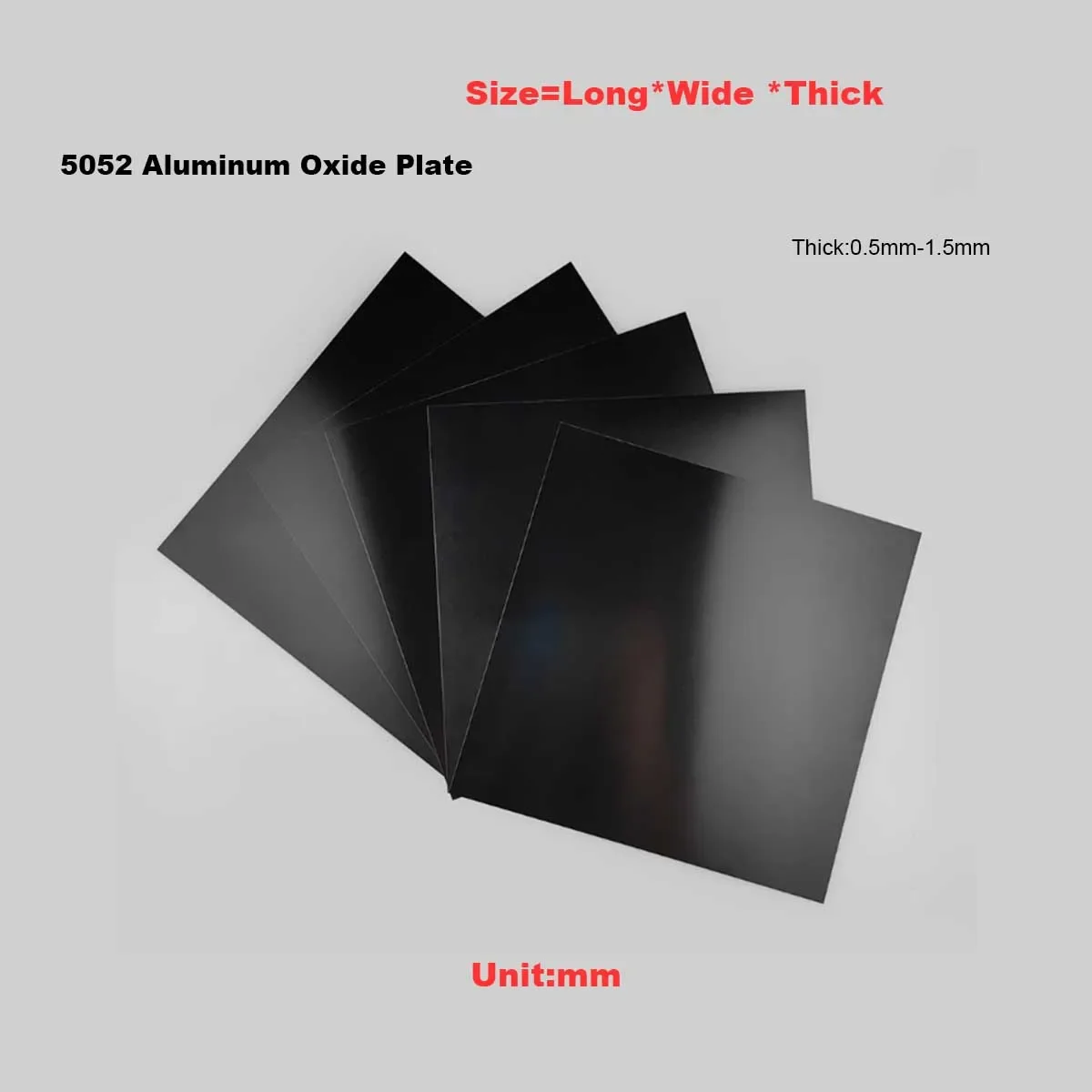 

Aluminum Plate, Black Aluminum Alloy, Anodized Aluminum Plate, Customized Processing,Laser Cutting, Marking, 2-3mm