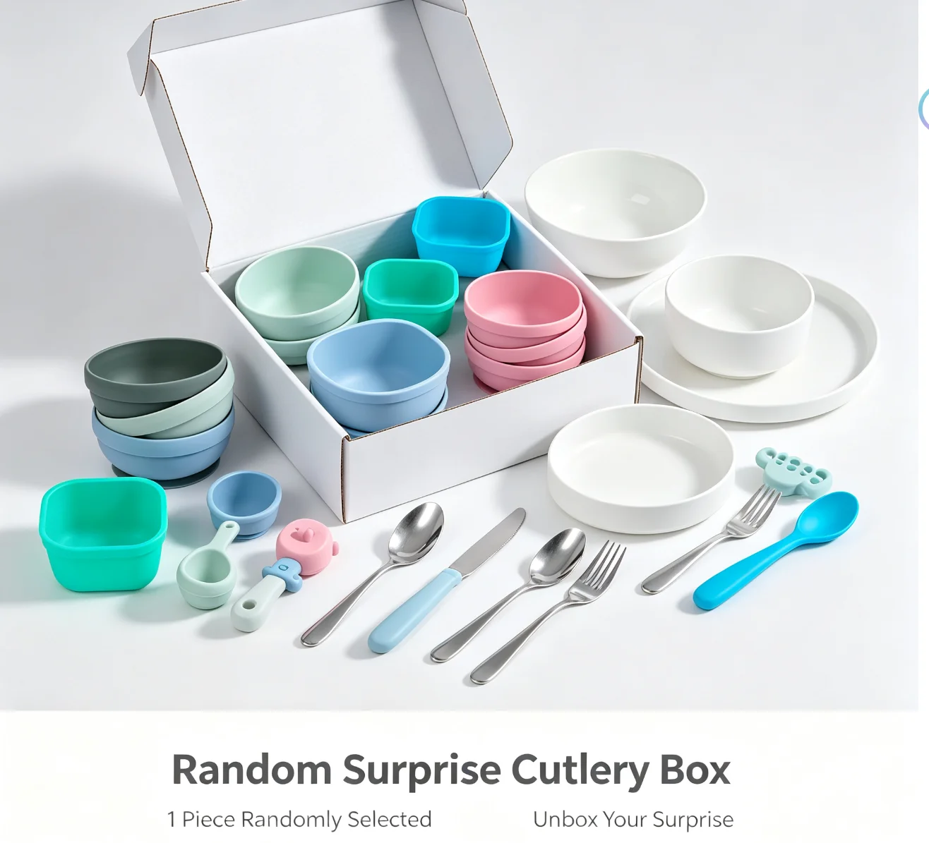 Only One Random Tableware Item Will Be Delivered To You For Every Order