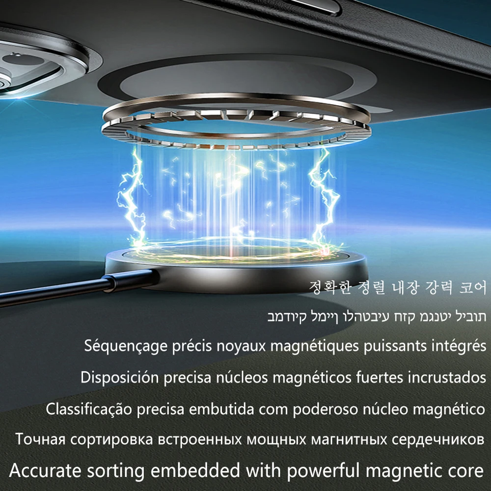 Magnet Fullback Protection Clear Case For Iphone 17 Pro Max 17 Air Apple Magsafe Cover Official Original Wireless Magnetic - náhled 2