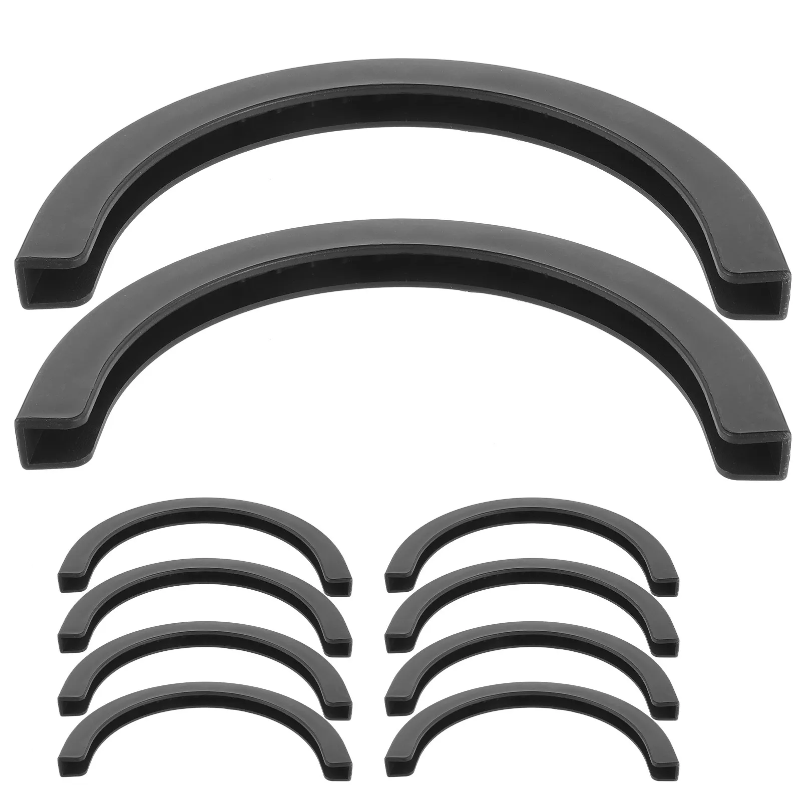 

5Pairs Skateboard Deck Guards Protector U-Shaped Anti-Collision Strip High Durability Longboard Deck Protection Plastic