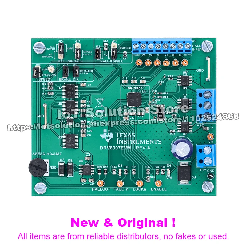 DRV8307EVM DRV8307 evaluation module for three-phase brushless DC motor pre-driver