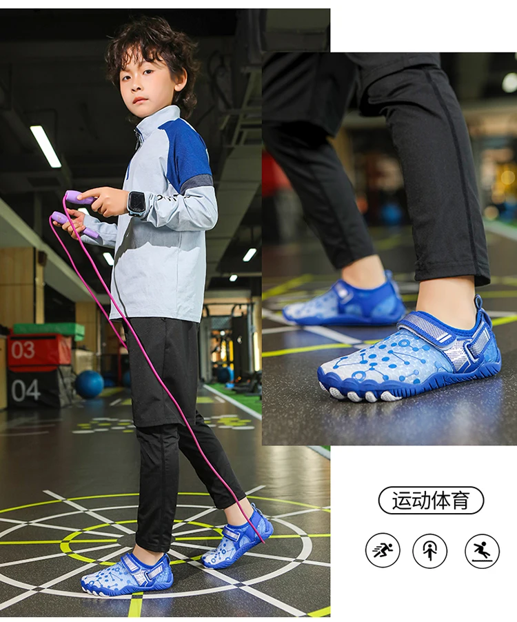 Wasserschuhe für Kinder, Strand-Schuhe, Schnelltrocknend, Atmungsaktiv, Barfuß-Schwimmschuhe, Outdoor-Sneakers, Fluss-Slipper, Wasserschuhe – Detail 13