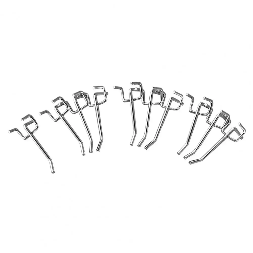 10Pcs Shelf Hooks Practical Portable Pegboard Holders Garage Shelving Storage Pegboard Hooks for Garages