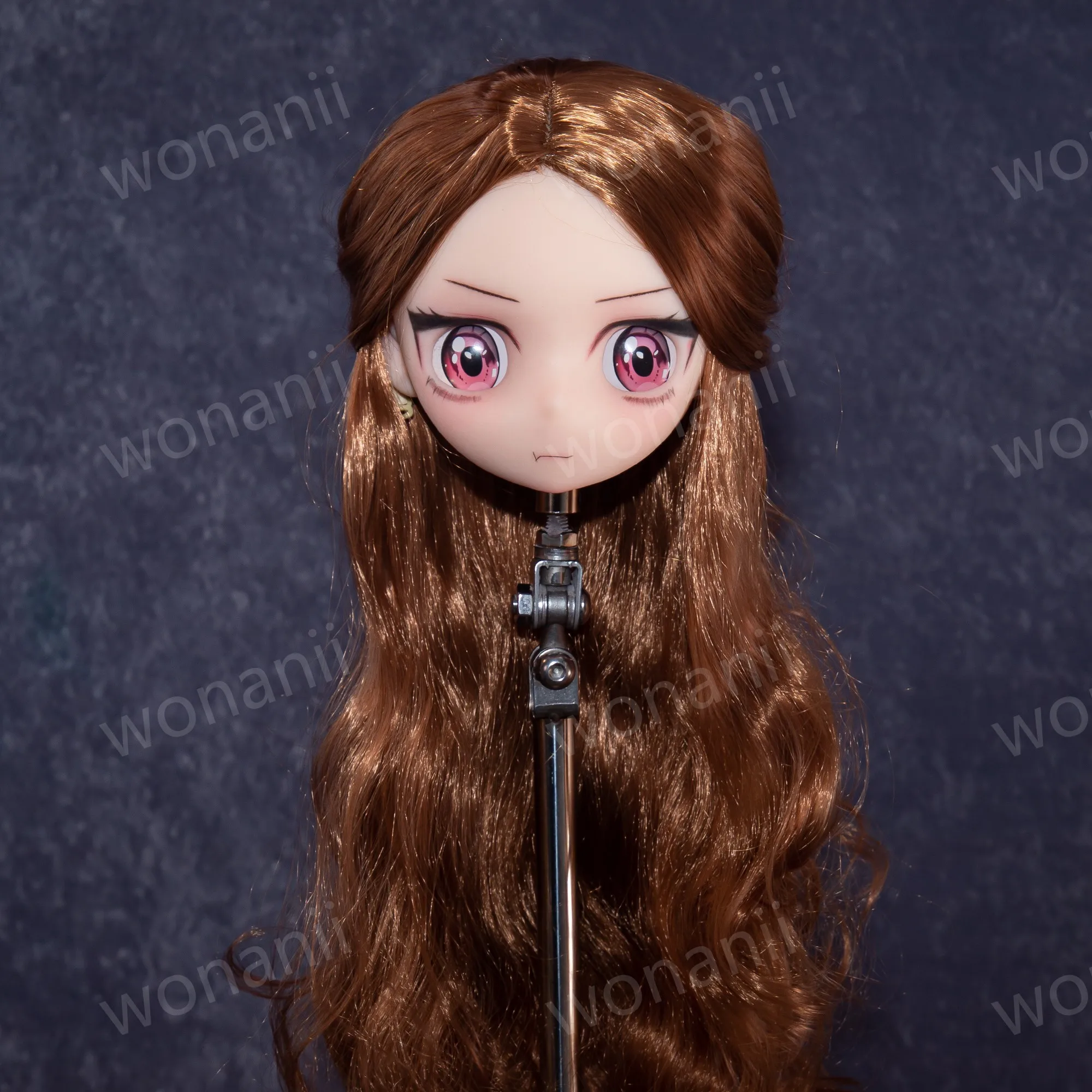 

Mature-style anime head model,TPE material,suitable for both men and women,cute doll with a single head, adult toy, soft texture