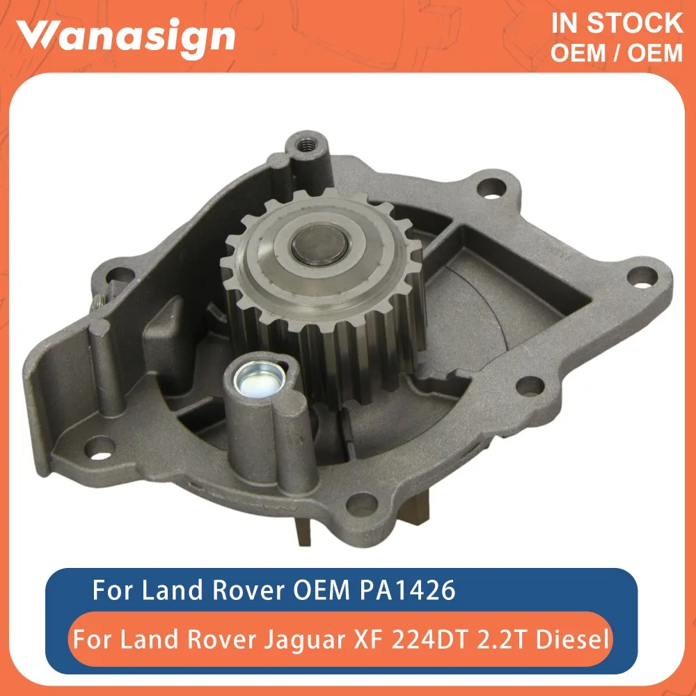 

Engine Water Pump w/ Gasket Fit 2.2 T For Land Rover Freelander Jaguar XF L359 L550 L538 224DT 2.2T Diesel 2006-2015 PA1426