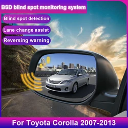 자동차 사각지대 감지 시스템, BSD BSA BSM 자동차 센서, 토요타 코롤라 2007-2013 용 드라이브 리어 미러 모니터링