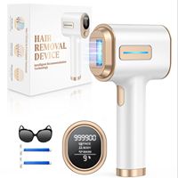 IPL Hair Removal Home Laser Epilator 999900 Fast Flash Hair Remover Painless Permanent Photoepilator Whole Body Treament 6 Weeks
