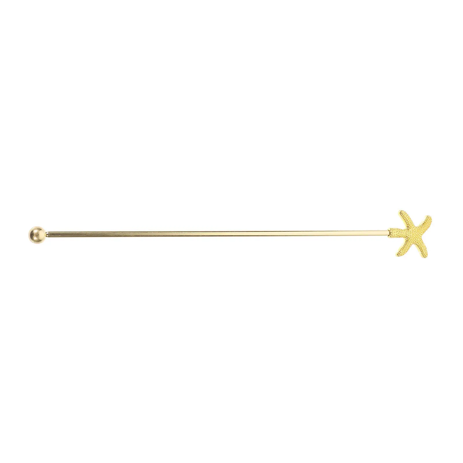 Stainless Steel Cocktail Stirrer Luau Party Drink Swizzle Stick Coffee Beverage Stirring Rod Tropical Mixer Bar Tool