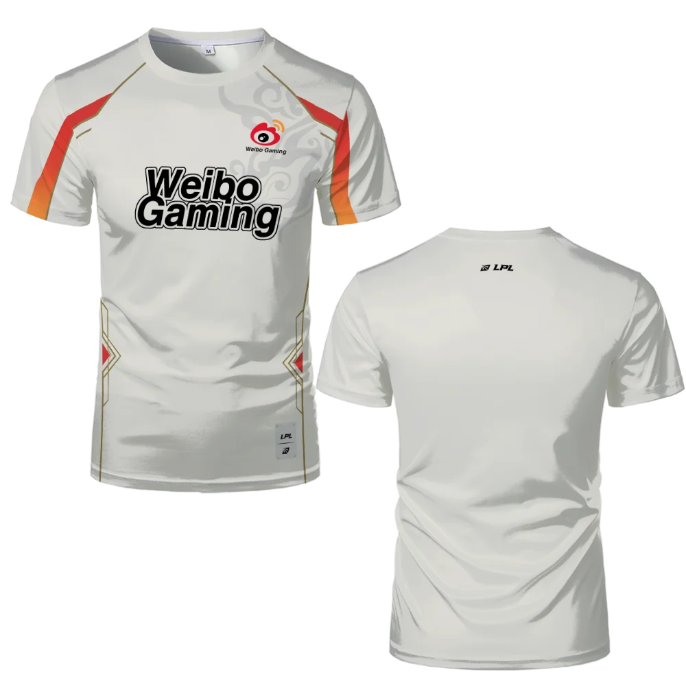 WBG Esports Team Uniform T-shirt LOL Games LPL Contest Player Jersey T Shirt League Of Legends Professional League Training Tees