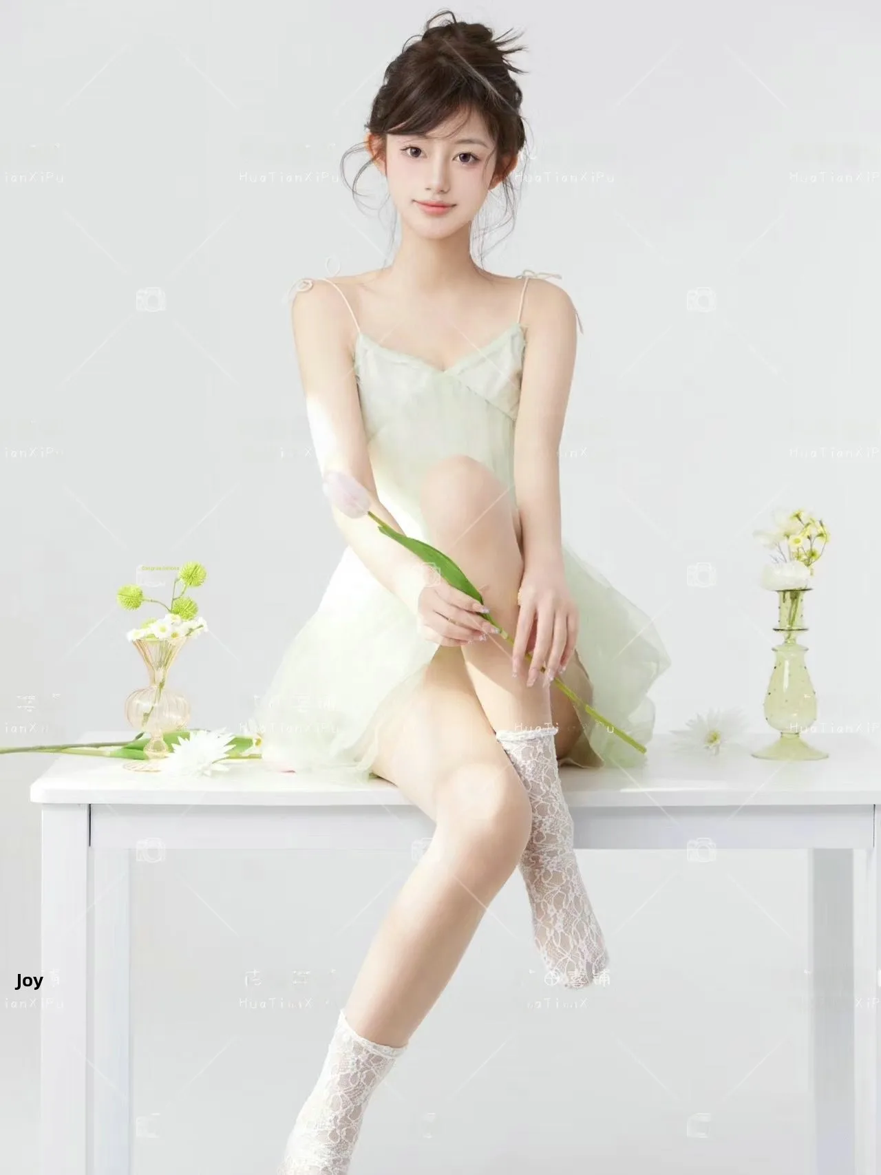 

Spring Minimalist Gentle Style Private Studio Art Photography Sexy Beautiful Girl Theme Clothing Korean System Spring Fashion
