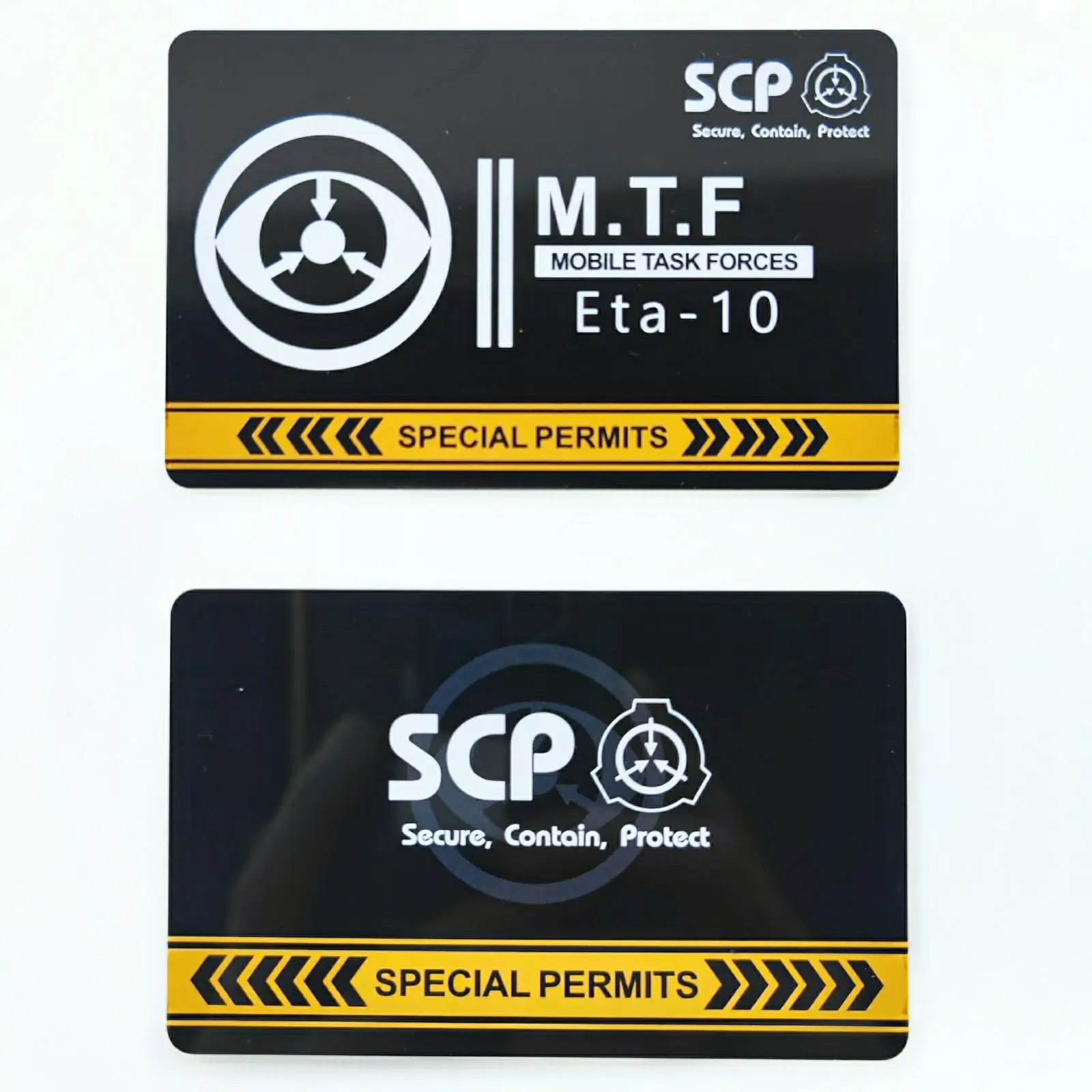 SCP foundation M.T.F mobile task forces PVC hardcard secret GUARD Cosplay card PA-78