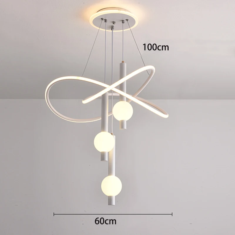 Moderne LED-hanglamp kroonluchter voor eetkamer woonkamer plafondlamp 3 kleuren dimbare binnenverlichting home decor lamp