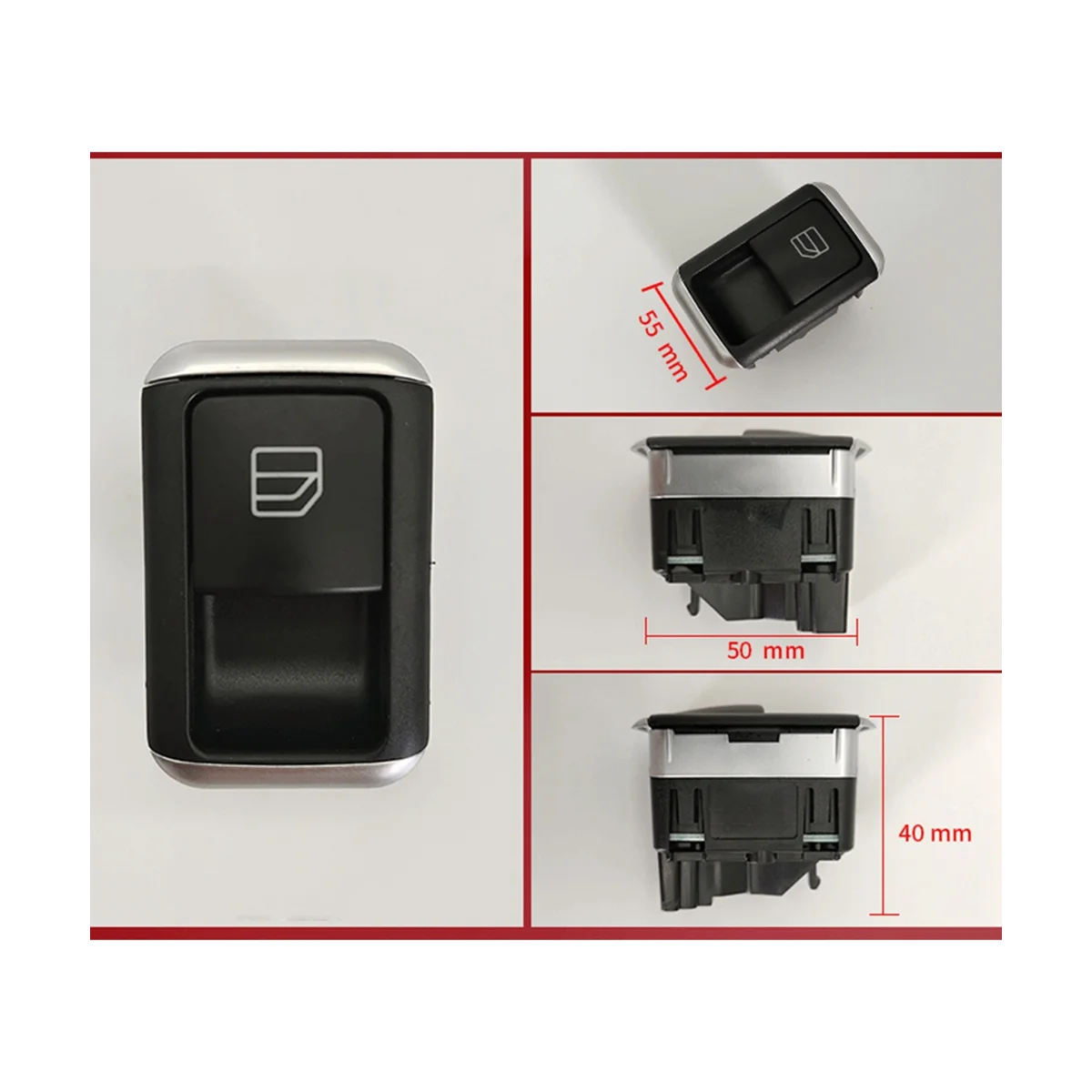 

Car Electric Window Control Panel Switch Standard Edition for Mercedes Benz W204 GLK 204 W212 2049055302 2049058202