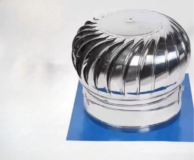 304 Stainless Steel Wind Ball Unpowered Wind Cap 600 Factory Roof Ventilator Flue Breeding Ventilator