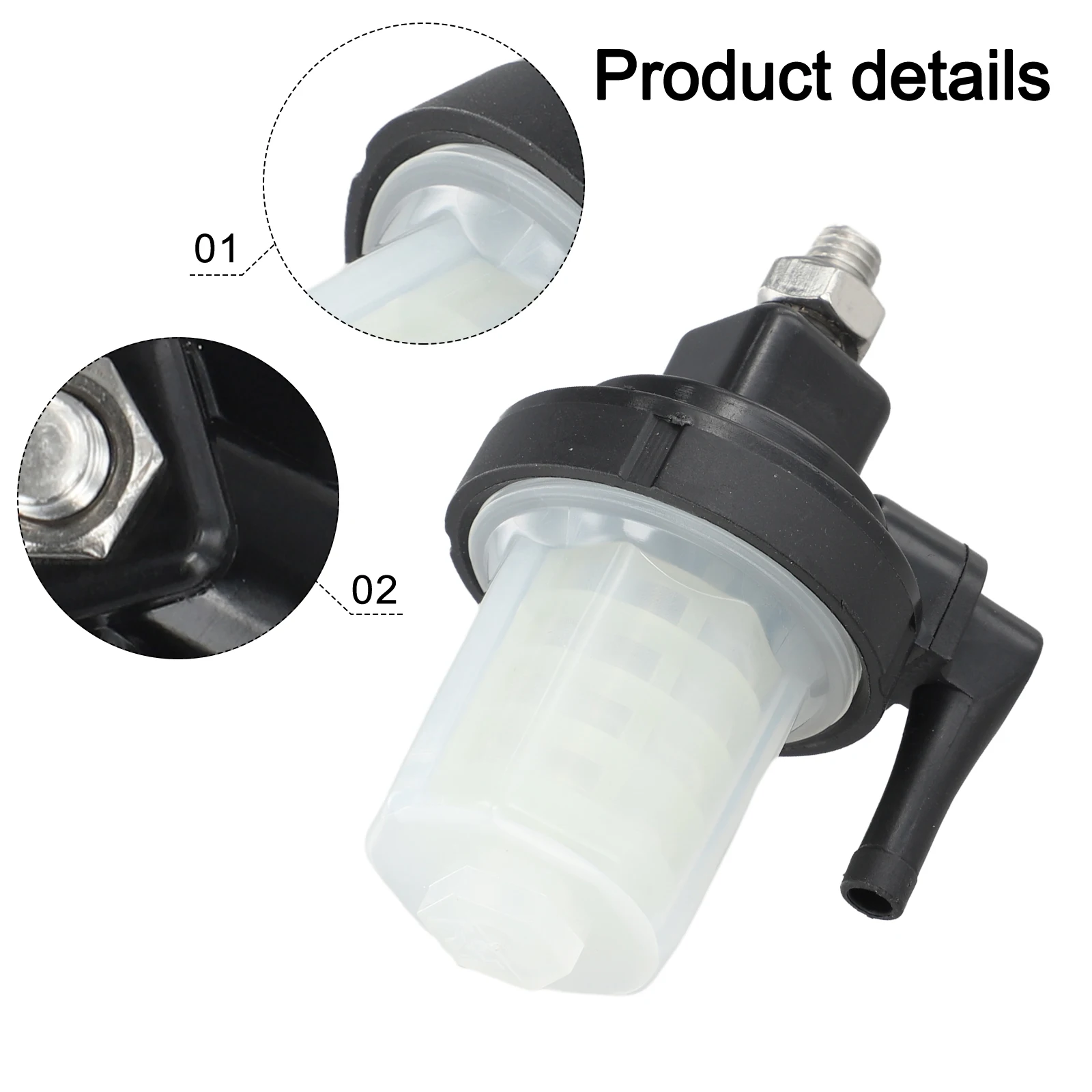 Aftermarket Fuel Filter For Outboard AFTERMARKET FILTER FUEL FILTER ASSY 2-stroke Models 4-stroke Models Engine Compatibility