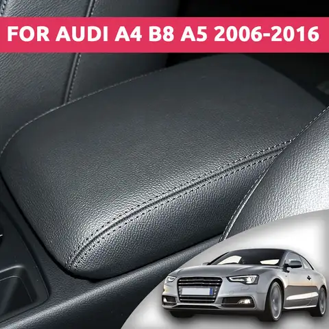 아우디 A4 B8 A5 2006-2012 2013 2014 2015 2016 자동차 팔걸이 커버 | OEM 맞춤 찢어짐 방지 단열 자동차 내부 보호 장치