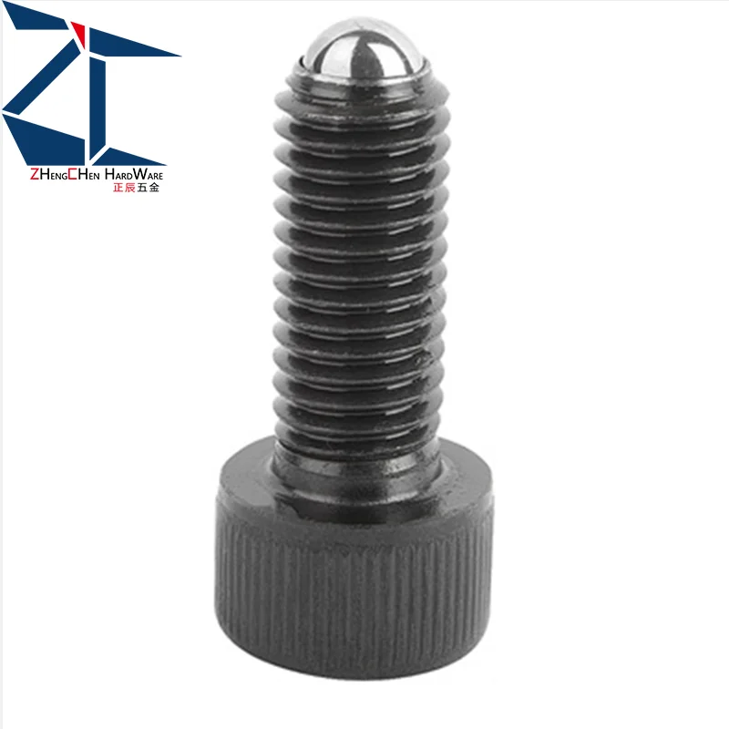 ZT17A Ball-end Thrust Screws Inner Hexagon Carbon Steel Round Head Rolling Screw