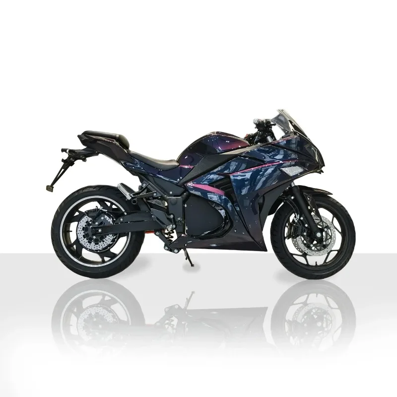 Moto électrique sans balais pour adultes, moto tout-terrain, vélo de course, haute vitesse, légal, rue, 130 km/h