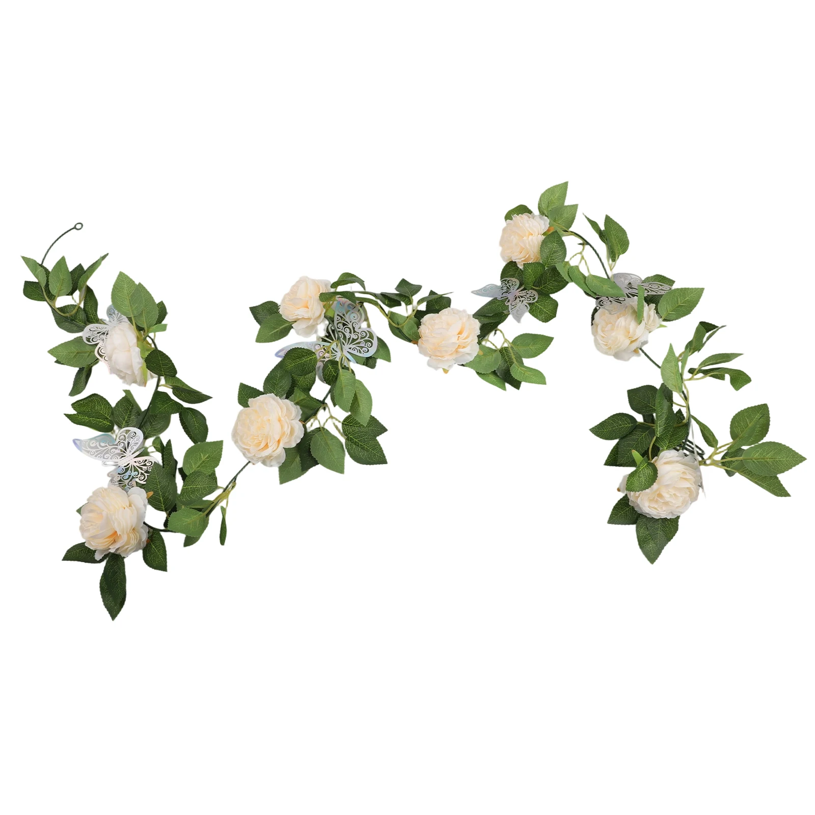 

Artificial Rose Peony Garland Silk Flowers Garden Decor As Picture Shows Peony Garland Easy To Install Lifelike Appearance