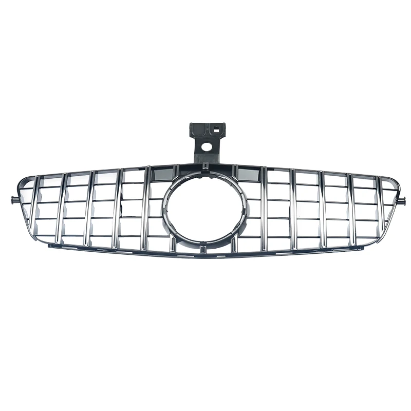 For Mercedes Benz 07-14 C-Class W204 Starry Sky GT AMG Front Grille Vertical Bar Grille