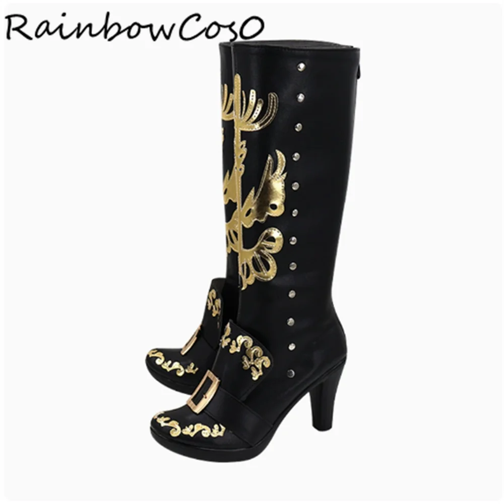 Ciel Phantomhive 블랙 버틀러 코스프레 신발 부츠 게임 애니메이션 할로윈 크리스마스 RainbowCos0 W4552