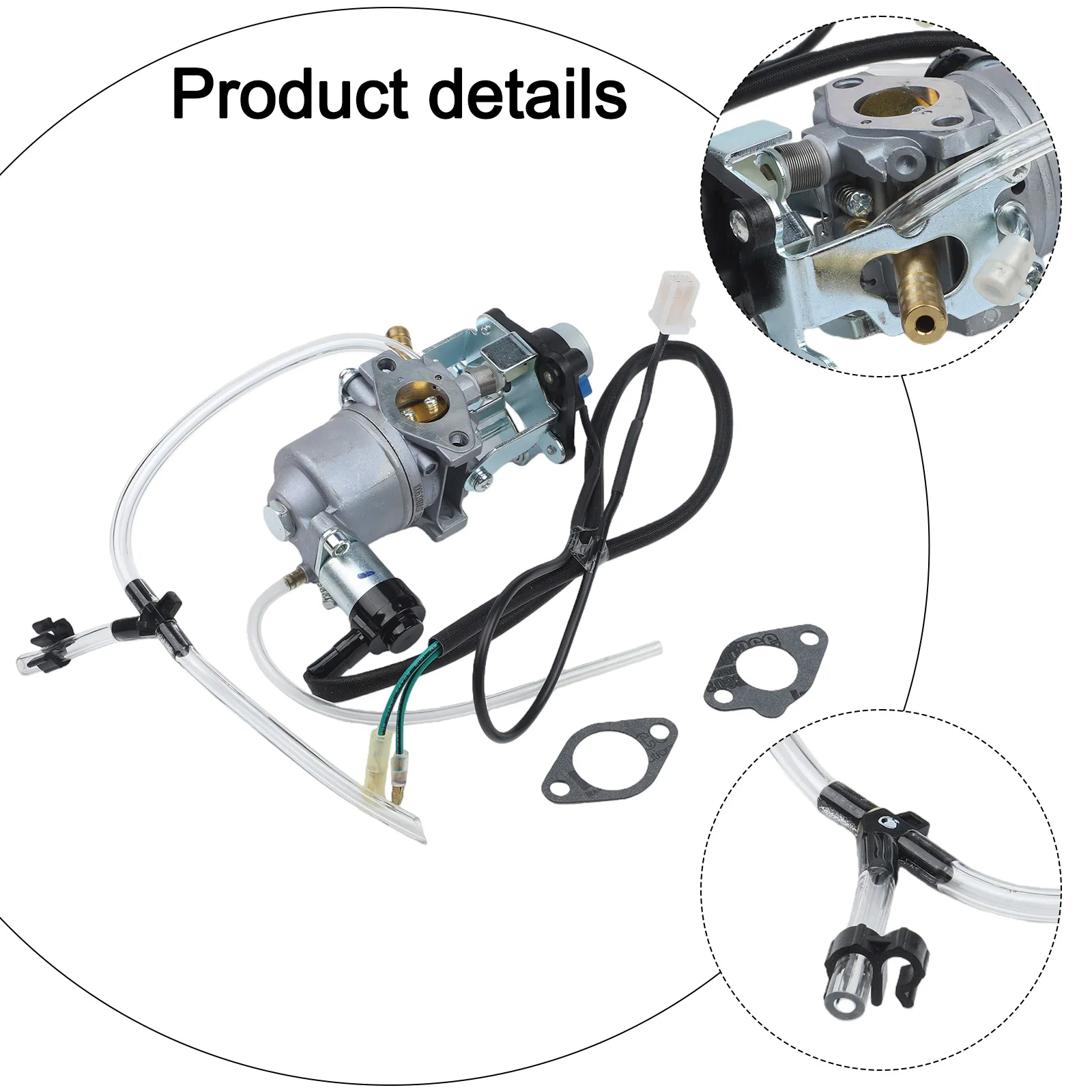 Carburetor Designed for Champion Dual Fuel Inverter Generator Models Requiring Part 28.130000.02 Compatibility
