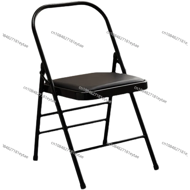 

Thickened Iyengar Yoga Chair PU Folding Yoga Prop Inversion Stool for Exercise