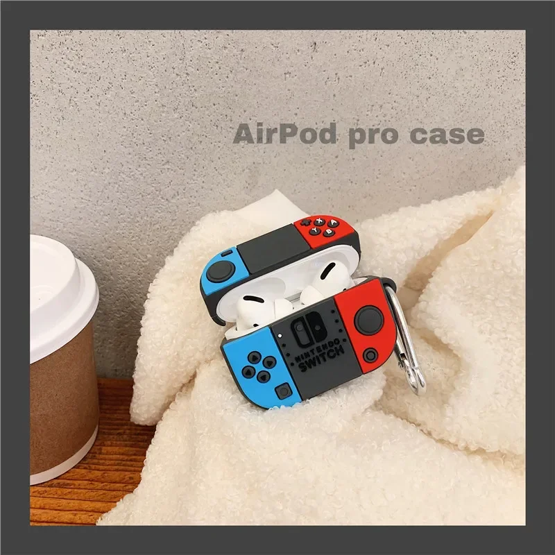 

Creative Game Console Airpods 4 3 2 Pro Pro2 TPU Soft Case Bluetooth Wireless Headphone Protective Cover