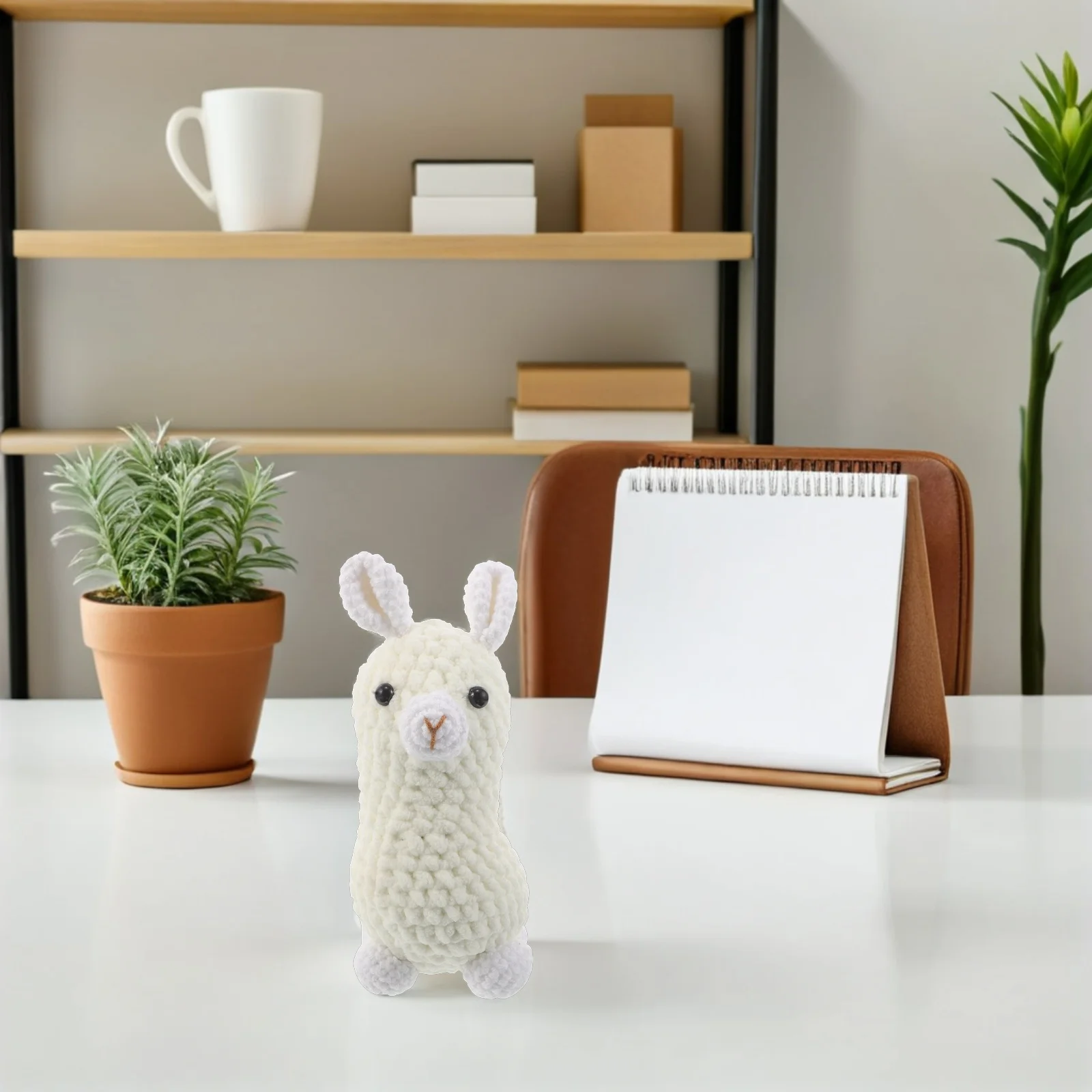 

Knitted Handmade Crochet Alpaca Animal Pendant Keychain Backpack Hanging Ornament Cute Alpaca Charm Decorative Accessory