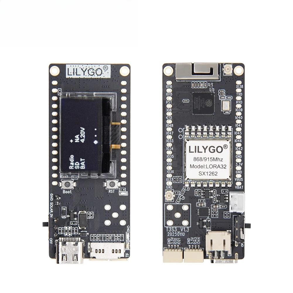 リリーゴ-®-lora32-v13esp32-lora開発ボード-sx1276-868-915mhz-wifi-bluetooth無線モジュール-096インチoled-arduinoディスプレイ