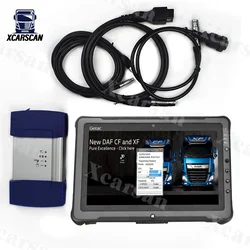 Getac F110 Tablet 5.6.1 Davie For DAF Diagnostic Tool for DAF VCI-560 MUX Heavy Duty Truck Diagnostic Scanner Tool