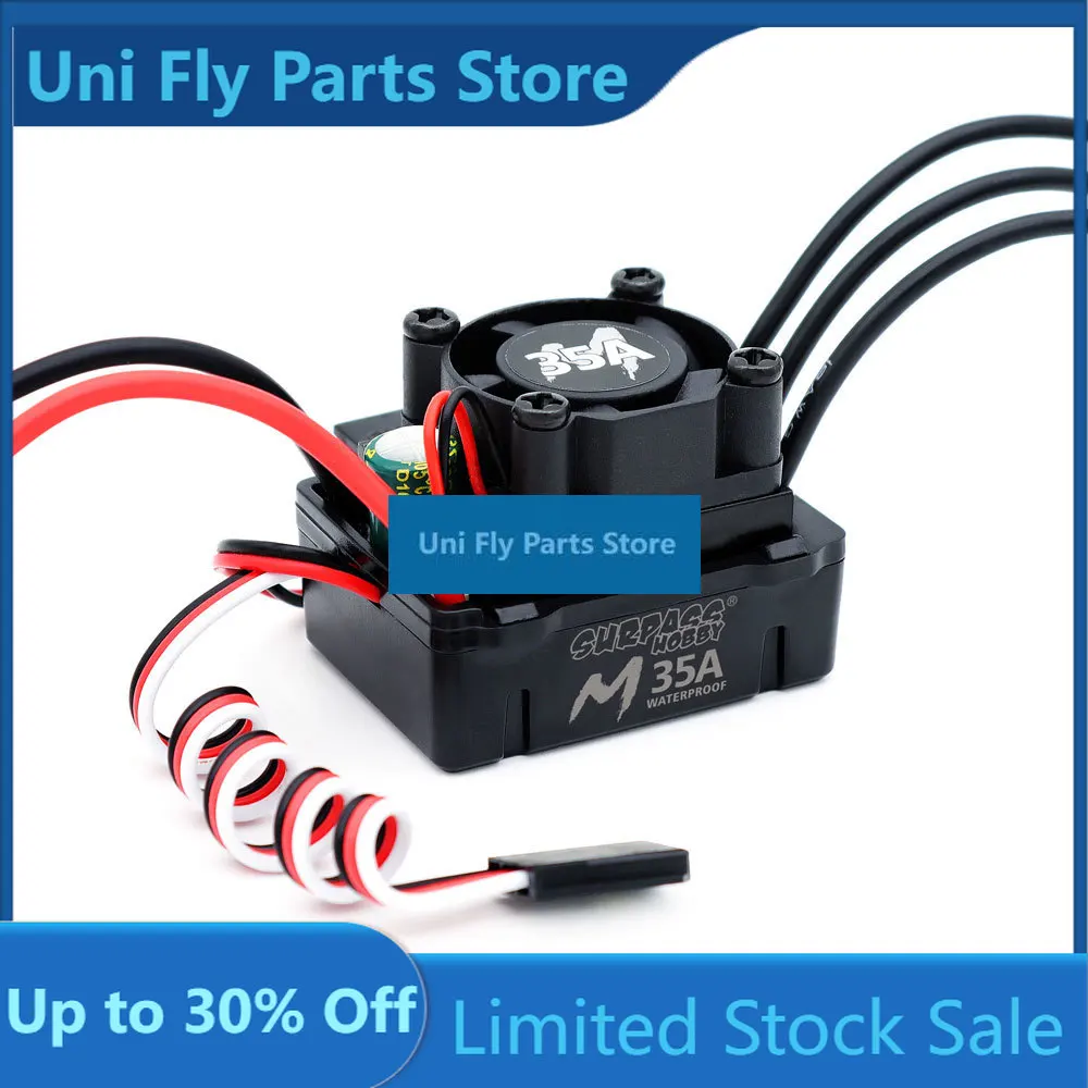 UniFlySurpass Hobby M2838 M2845 Combo Waterproof Brushless Motor W/ M35A M45A ESC For Wtloys Remo 1/12 1/14 1/16 1/18 RC Car Boa