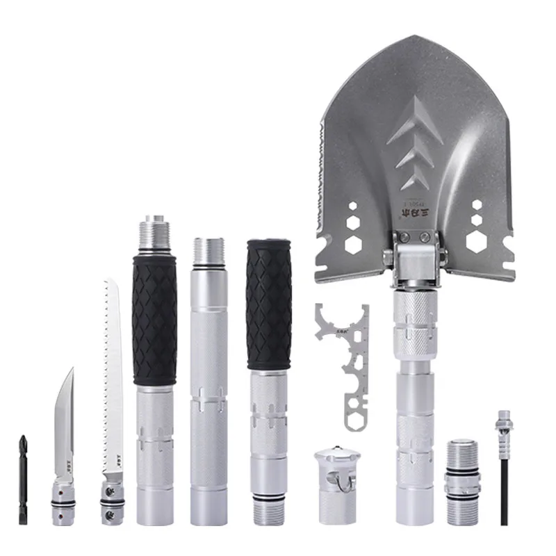 Shovel Outdoor New Design Multifunctional Garden Tri-Fold Shovel Engineer Camping Outdoor Portable Folding