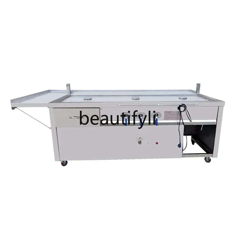 

Z189 Breakfast three or four-hole steaming and selling integrated steam furnace steaming buns Taiwanese steamed buns machine