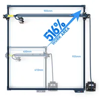 SCULPFUN S10 S30/S30 Pro/S30 Pro Max XY Axis Extender Expansion Rod 935x905mm    Engraving Machine Area Extension Kit