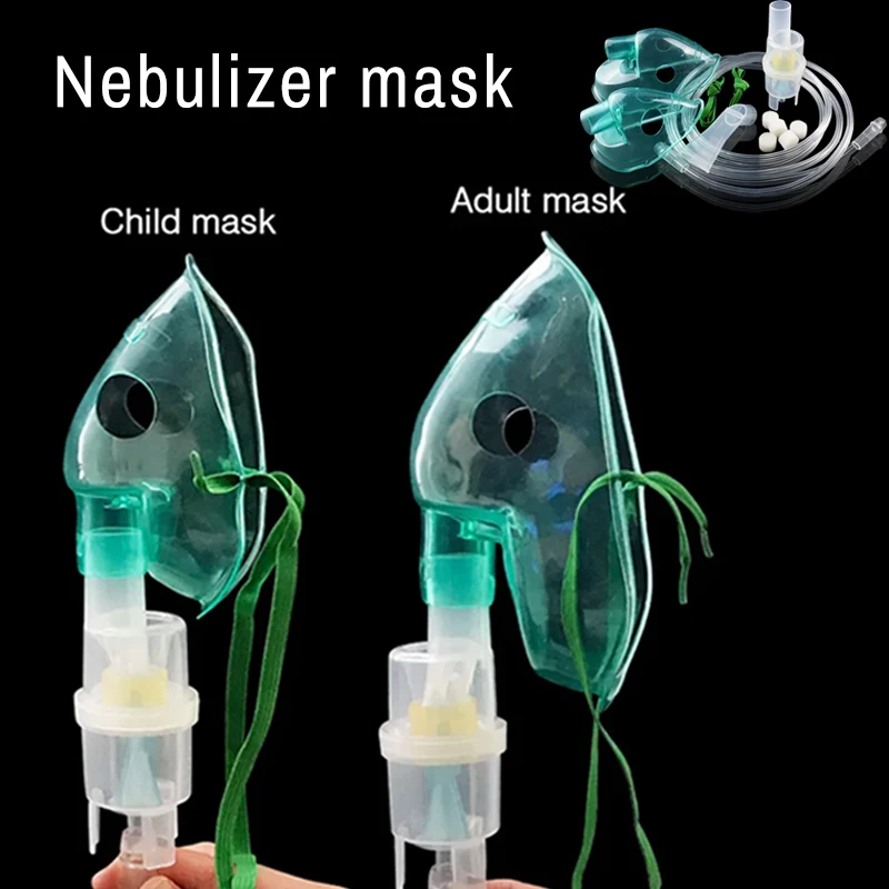 Nebulizer Accessories Kit Replacement Parts Adult Kids Inhaler Mask Mouthpiece Cup Filter for Home Compressor Nebulizer